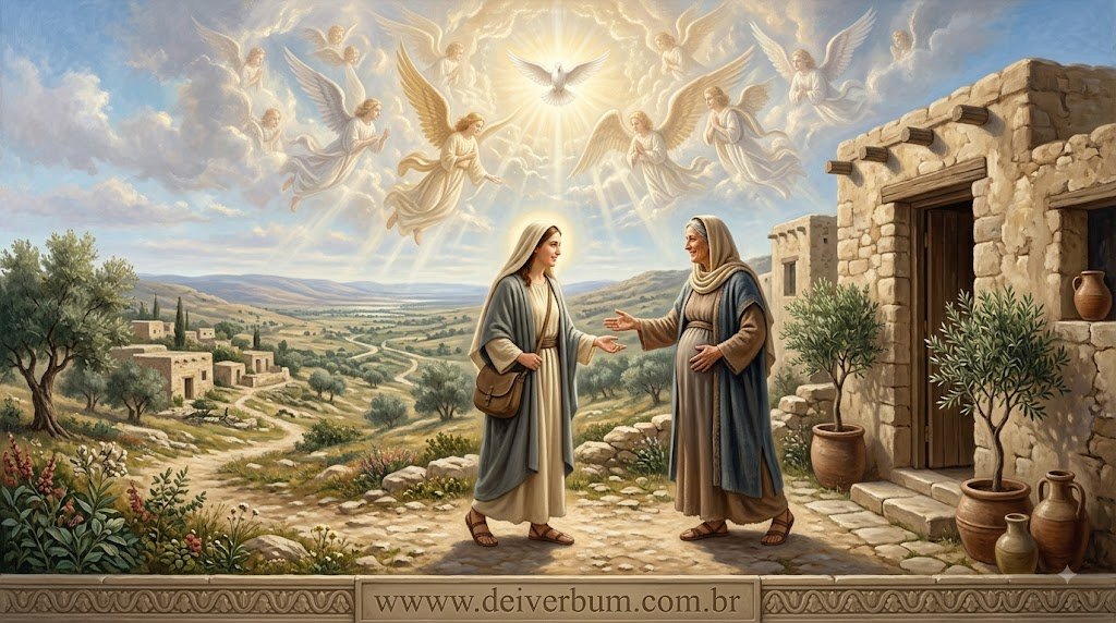 Visitação de Maria a Isabel. Lucas 1, 42